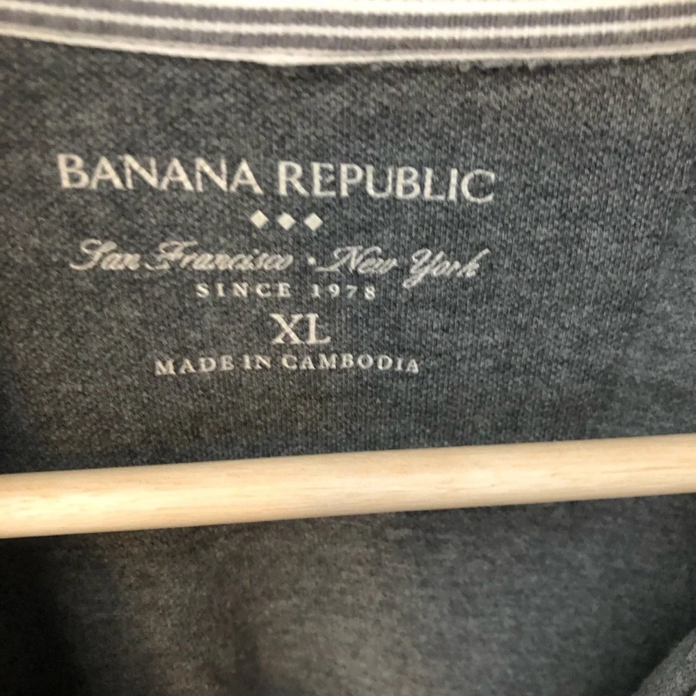 Banana Republic Grey Polo